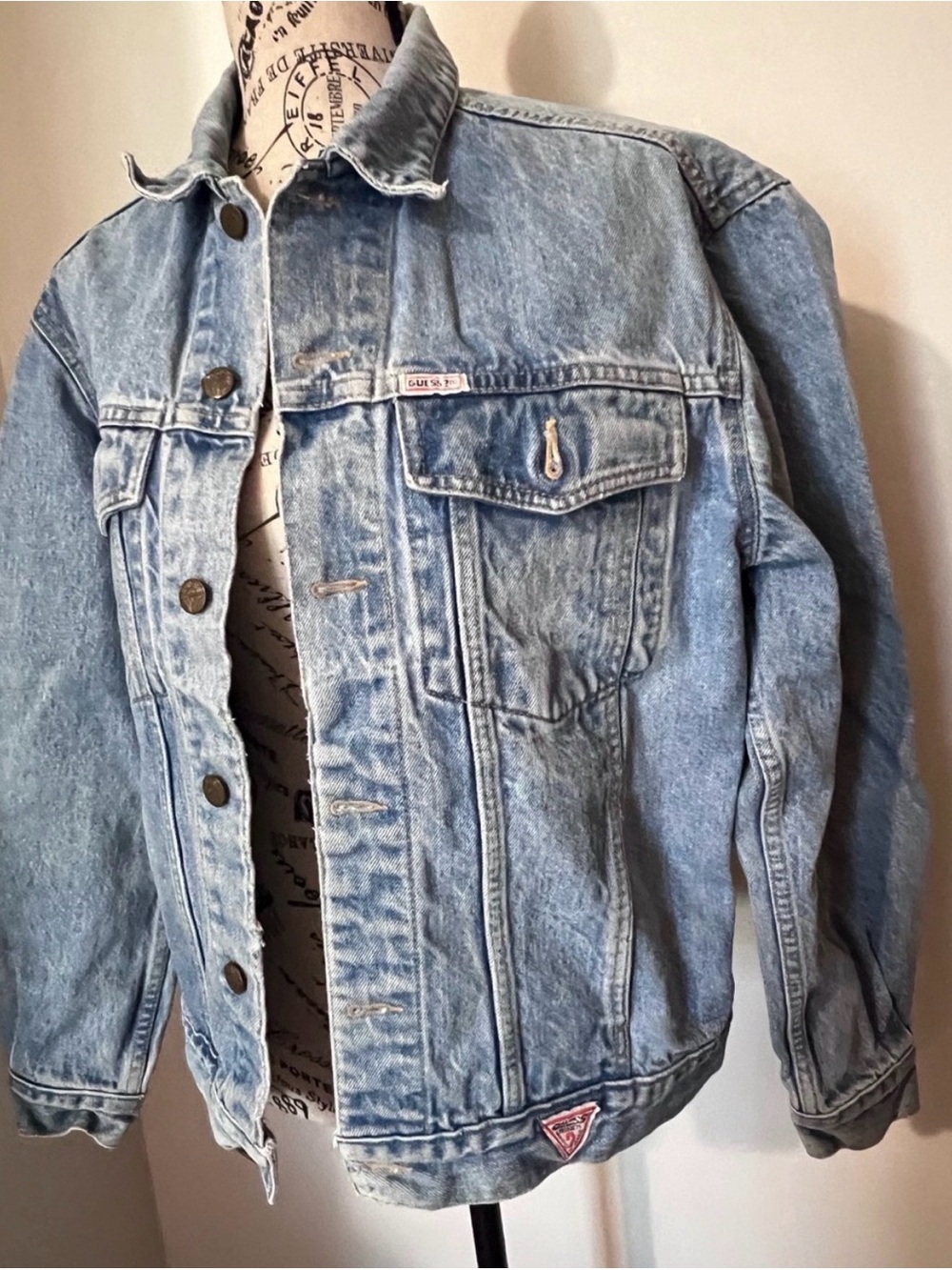 Vintage Guess Georges
Marciano Denim Jacket M
Made in USA 80s 90s Trucker - Picture 2 of 9